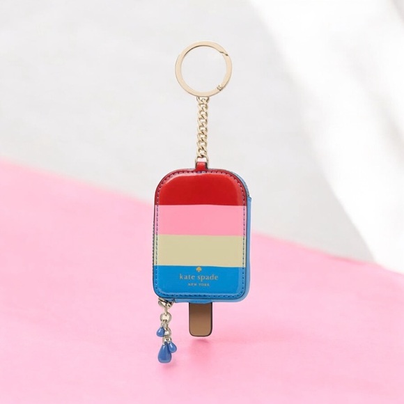 NWT Kate Spade Collectible Novelty Popsicle Keychain Case – “Summer Fun” - Picture 2 of 9